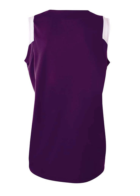 A4 Womens Moisture Management V-Neck Muscle A4