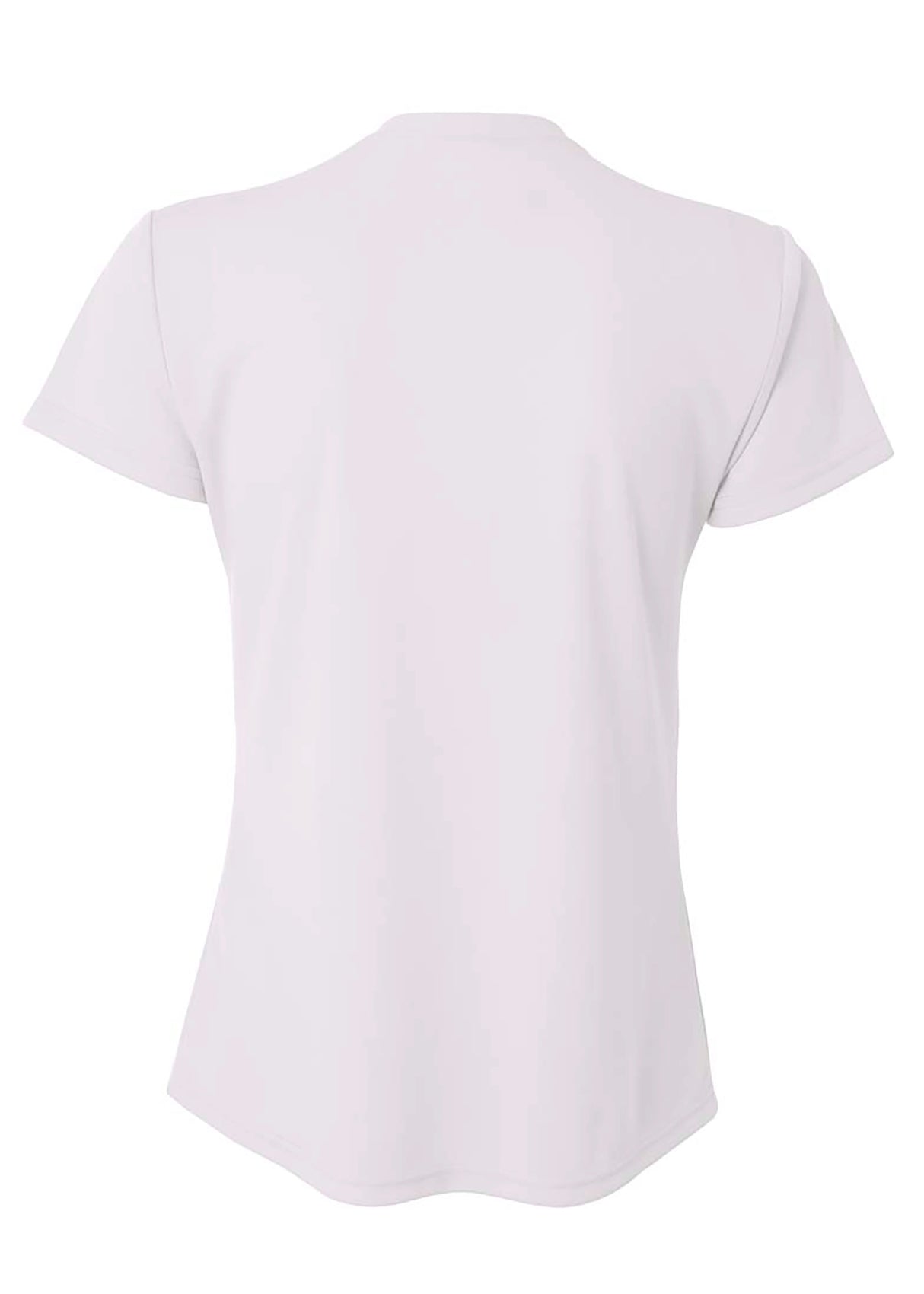 A4 Womens Short Sleeve V-Neck Bird's Eye Mesh Tee A4