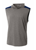 A4 Mens Tourney Sleeveless Hooded Tee A4
