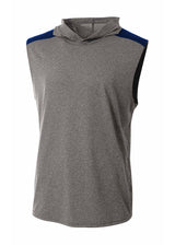 A4 Mens Tourney Sleeveless Hooded Tee A4