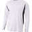 A4 Mens Long Sleeve Color Block Tee A4