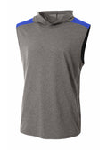 A4 Mens Tourney Sleeveless Hooded Tee A4