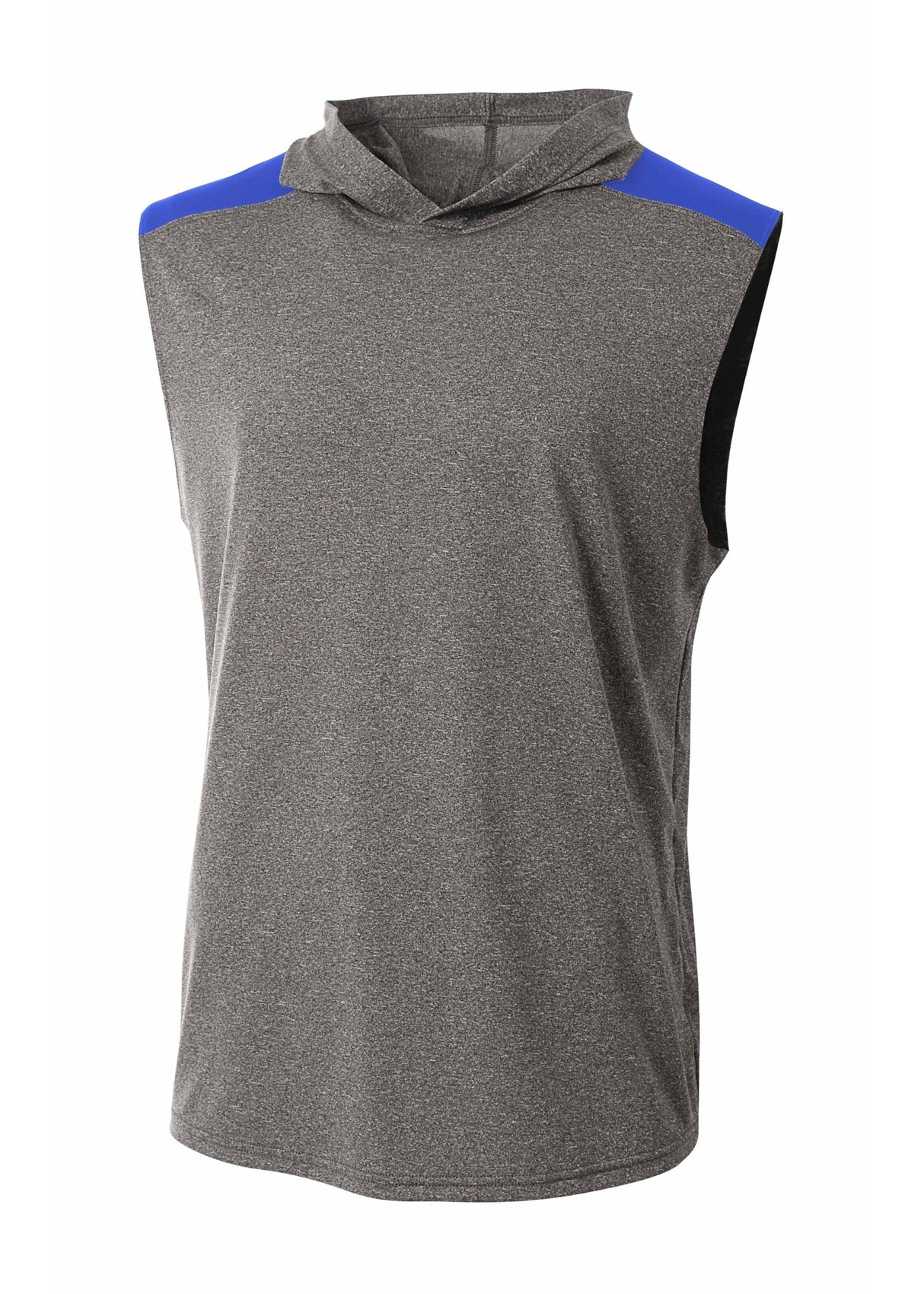 A4 Mens Tourney Sleeveless Hooded Tee A4
