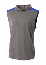 A4 Mens Tourney Sleeveless Hooded Tee A4