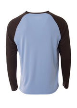 A4 Mens Long Sleeve Strike Raglan Tee A4