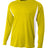 A4 Mens Long Sleeve Color Block Tee A4