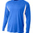 A4 Mens Long Sleeve Color Block Tee A4