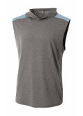 A4 Mens Tourney Sleeveless Hooded Tee A4