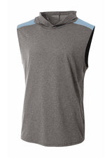 A4 Mens Tourney Sleeveless Hooded Tee A4