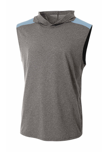 A4 Mens Tourney Sleeveless Hooded Tee A4