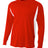 A4 Mens Long Sleeve Color Block Tee A4