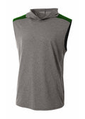 A4 Mens Tourney Sleeveless Hooded Tee A4