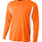 A4 Mens Long Sleeve Color Block Tee A4