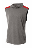 A4 Mens Tourney Sleeveless Hooded Tee A4