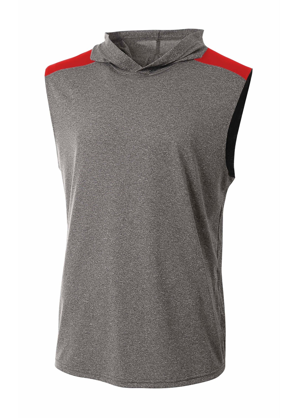 A4 Mens Tourney Sleeveless Hooded Tee A4