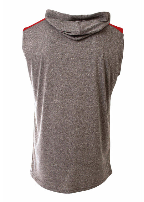 A4 Mens Tourney Sleeveless Hooded Tee A4