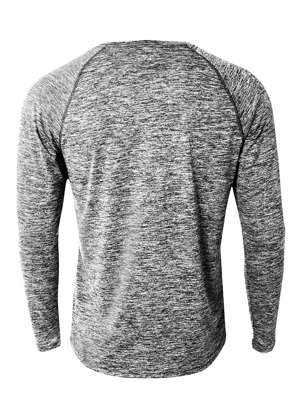 A4 Mens Long Sleeve Raglan Space Dye A4