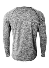 A4 Mens Long Sleeve Raglan Space Dye A4