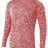 A4 Mens Long Sleeve Raglan Space Dye A4