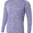 A4 Mens Long Sleeve Raglan Space Dye A4