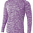 A4 Mens Long Sleeve Raglan Space Dye A4
