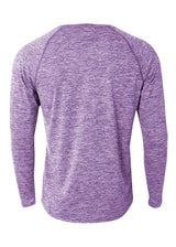 A4 Mens Long Sleeve Raglan Space Dye A4