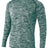 A4 Mens Long Sleeve Raglan Space Dye A4