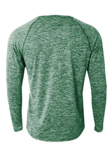 A4 Mens Long Sleeve Raglan Space Dye A4