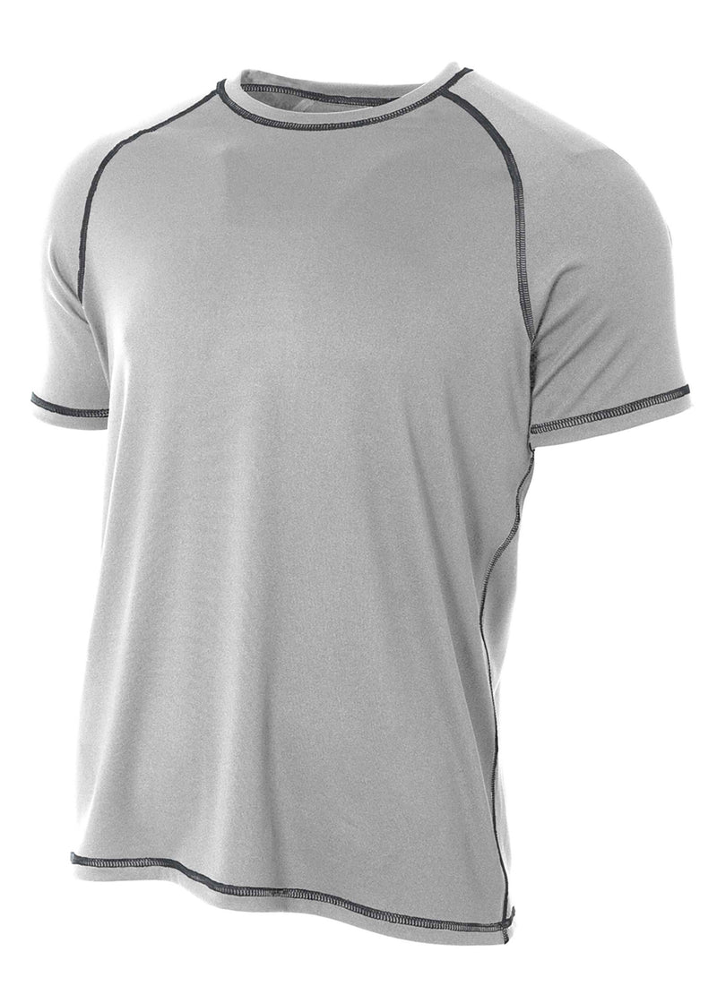 A4 Mens Fitted Raglan with Flatlock Stitching