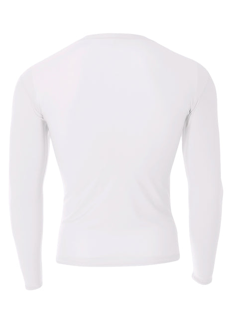 A4 Youth Long Sleeve Compression Crew A4