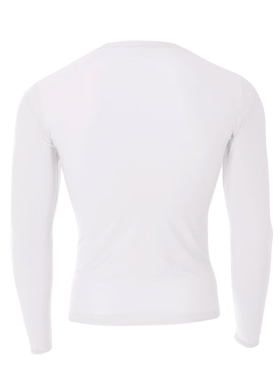A4 Youth Long Sleeve Compression Crew