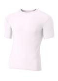 A4 Youth Short Sleeve Compression Crew A4