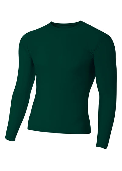 A4 Youth Long Sleeve Compression Crew