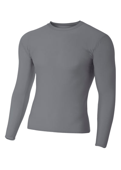 A4 Youth Long Sleeve Compression Crew