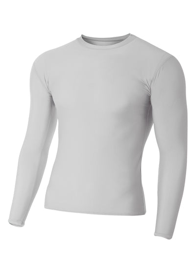 A4 Youth Long Sleeve Compression Crew