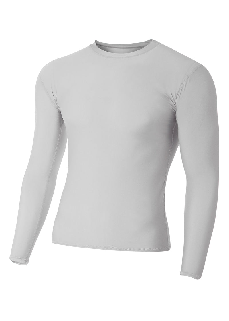 A4 Youth Long Sleeve Compression Crew