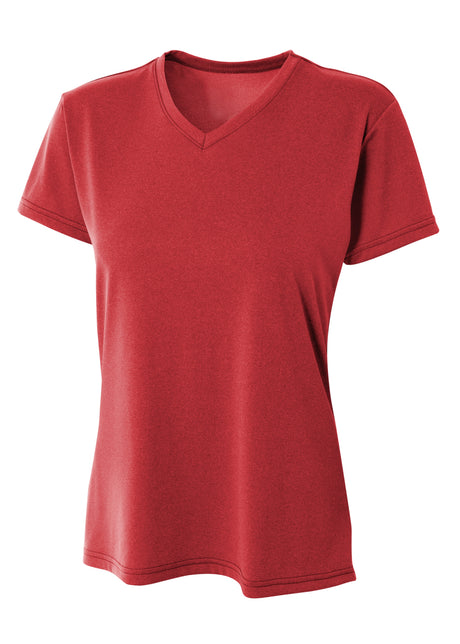 A4 Women's Topflight Heather Tee A4