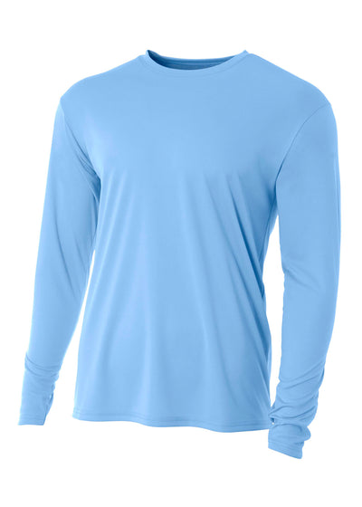 A4 Youth Cooling Performance Long Sleeve Crew