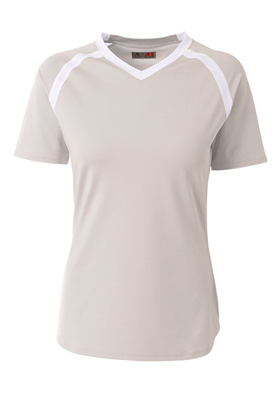 A4 Womens Ace Short Sleeve Volleyball Jersey
