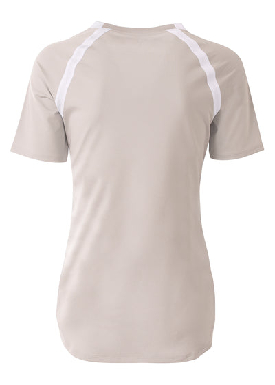 A4 Womens Ace Short Sleeve Volleyball Jersey