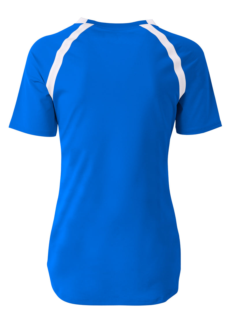 A4 Womens Ace Short Sleeve Volleyball Jersey