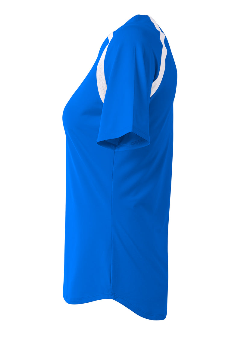 A4 Womens Ace Short Sleeve Volleyball Jersey