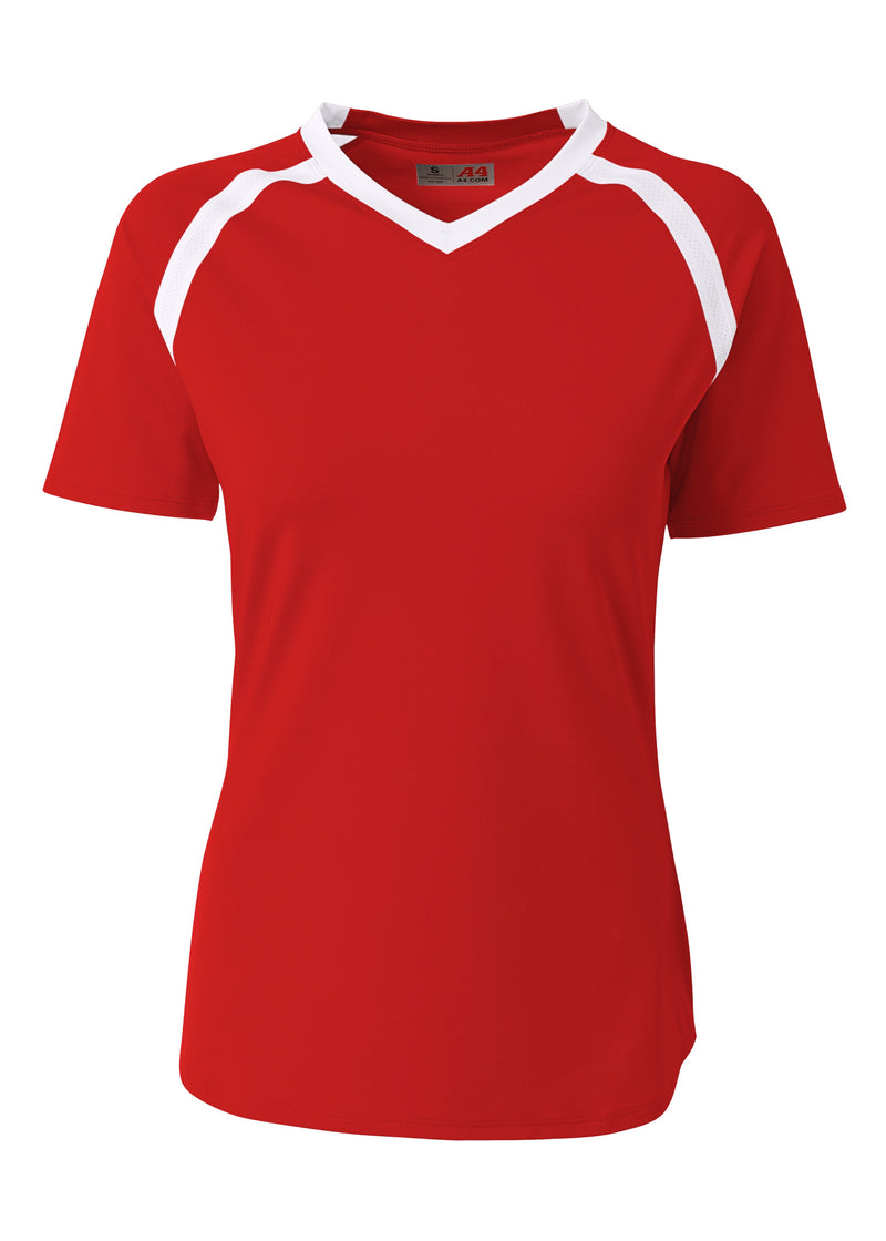 A4 Womens Ace Short Sleeve Volleyball Jersey