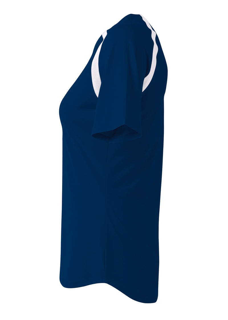 A4 Womens Ace Short Sleeve Volleyball Jersey