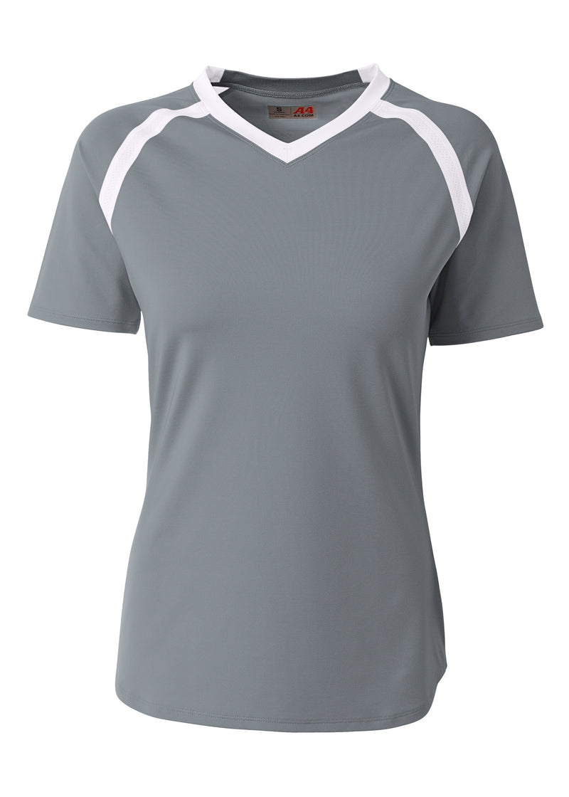 A4 Womens Ace Short Sleeve Volleyball Jersey