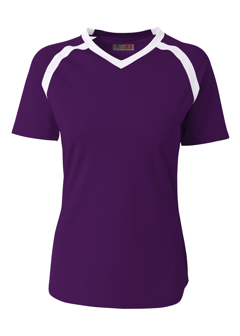 A4 Womens Ace Short Sleeve Volleyball Jersey