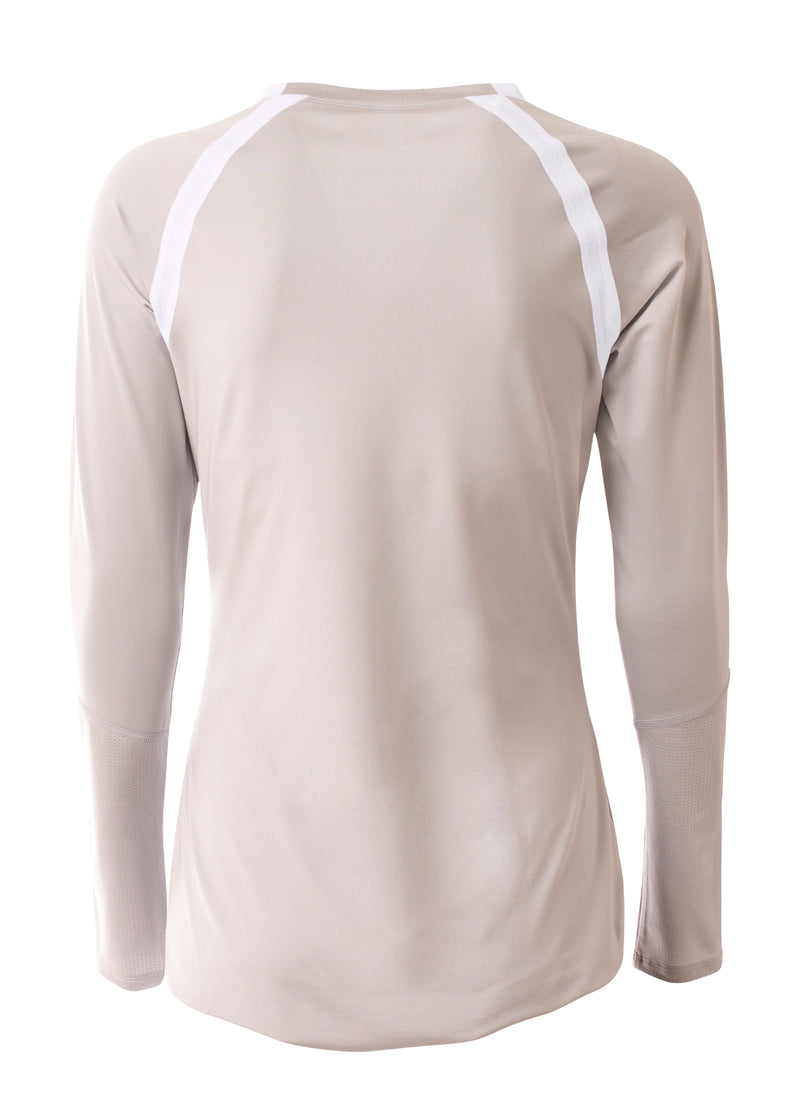 A4 Youth Girls Ace Long Sleeve Volleyball Jersey