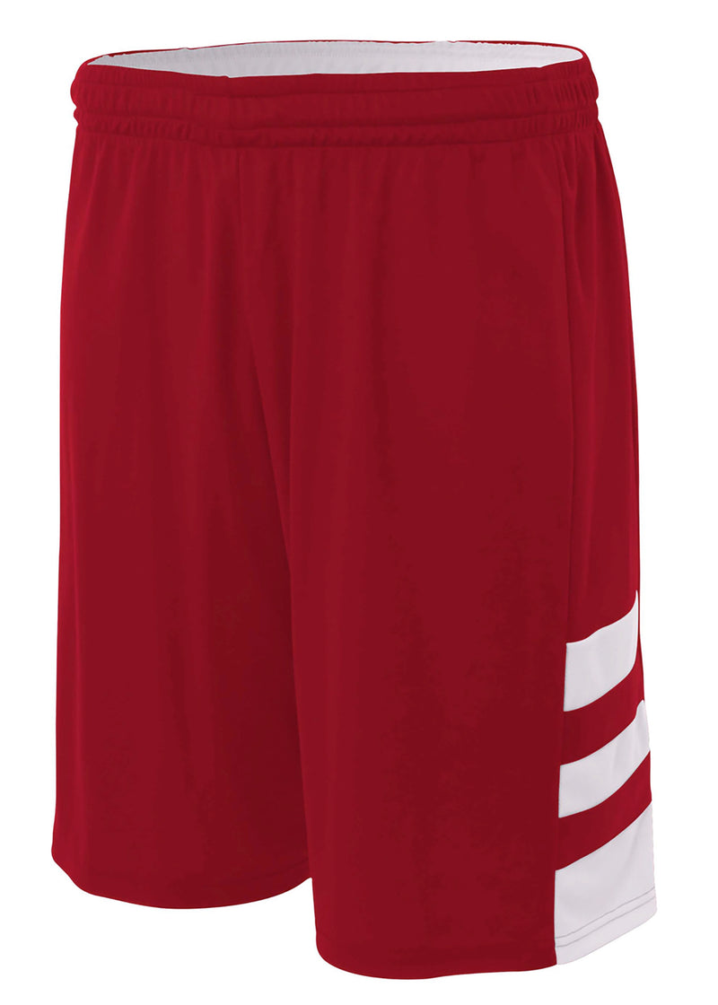 A4 Youth Reversible Speedway 8" Short