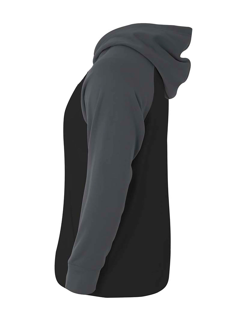 A4 Mens Color Block Tech Fleece Hoodie