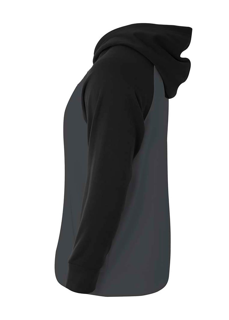 A4 Mens Color Block Tech Fleece Hoodie